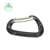 No. 8 D-shaped Flattened Aluminum Alloy Carabiner, Outdoor Hanging Buckle, Quick Keychain Hook