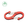 Aluminum Alloy Carabiner Keychain Mini Multifunctional Outdoor Figure-8 Quick Clip S-Shaped Metal Hook