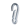 Iron Carabiner Load-bearing Carabiner Lock Ring Travel Kit Oval Carabiner Iron Silver