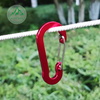 Gourd-shaped aluminum alloy steel wire carabiner Travel backpack buckle Flat metal snap buckle