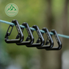 Triangle wire carabiner No. 3 metal outdoor backpack hook travel key buckle