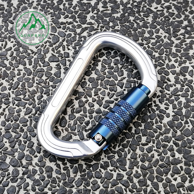 D-hook Outdoor climbing master lock carabiner Yoga hammock carabiner connecting ring