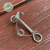 Multi-functional pallet elastic hook stainless steel tent fixing buckle Outdoor canopy metal spring windproof buckle