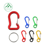 Multifunctional steel wire hook set, outdoor spring hook, aluminum alloy carabiner