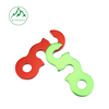 Double-eye aluminum alloy umbrella rope buckle tent canopy rope accessories Wind rope buckle fixing buckle