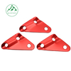 Aluminum alloy three-eye wind rope buckle, canopy tent rope buckle, camping accessories triangle adjustment buckle