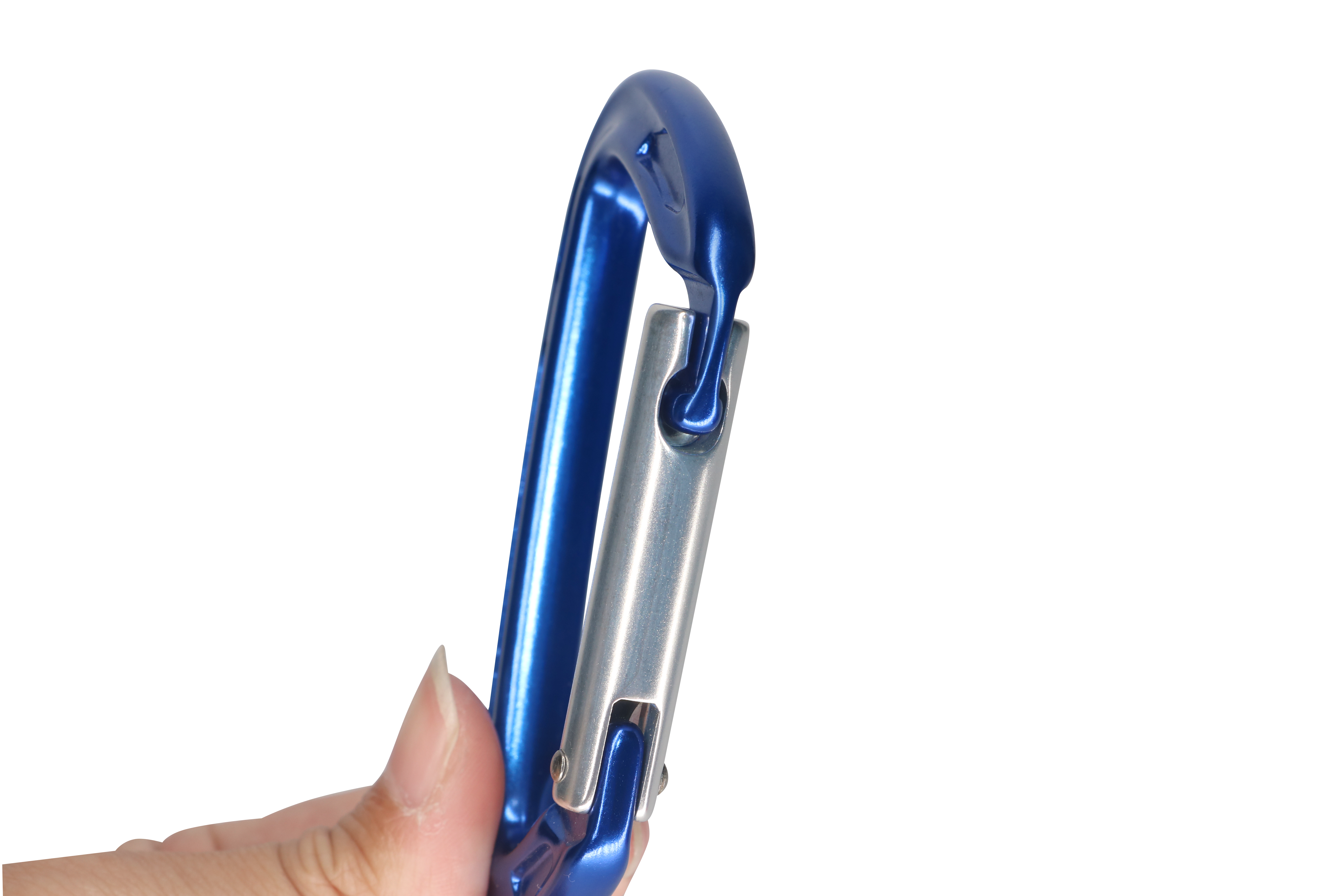 Rock climbing safety thread buckle main lock climbing hook manual thread lock climbing buckle outdoor aerial yoga connection ring