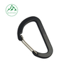 D-shaped Flattened Wire Buckle, Colored Aluminum Alloy Carabiner for Outdoor Water Bottles, Bag and Key Hook