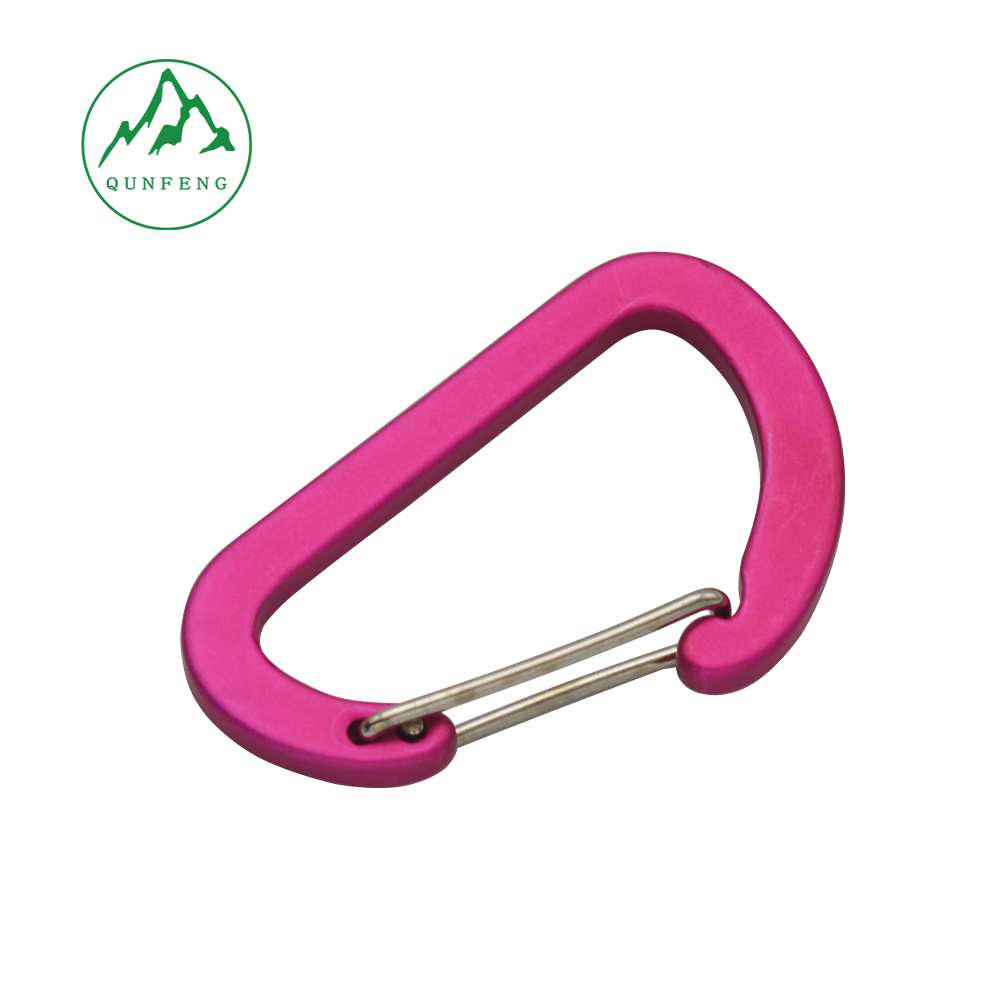 D-shaped quick-release buckle, outdoor multifunctional climbing hook, equipment hook, keychain, water bottle aluminum alloy buckle