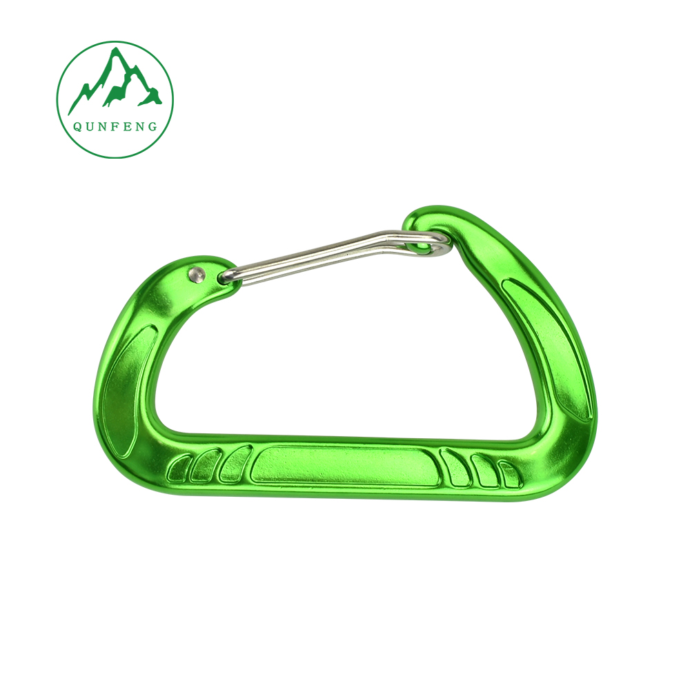 Outdoor climbing buckle, camping tent hook, D-shaped multifunctional backpack buckle, aluminum alloy climbing buckle